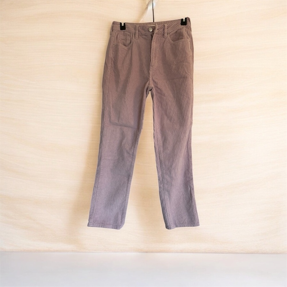 PacSun Womens‎ Mom Jeans Corduroy Pants - Pink/Purple Color Sz 26 100% Cotton